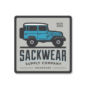 FJ40 Sackwear Sticker